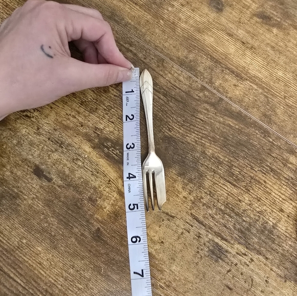 Vintage Sheffield England silverplate dessert fork set of 6 with box - Picture 6 of 8